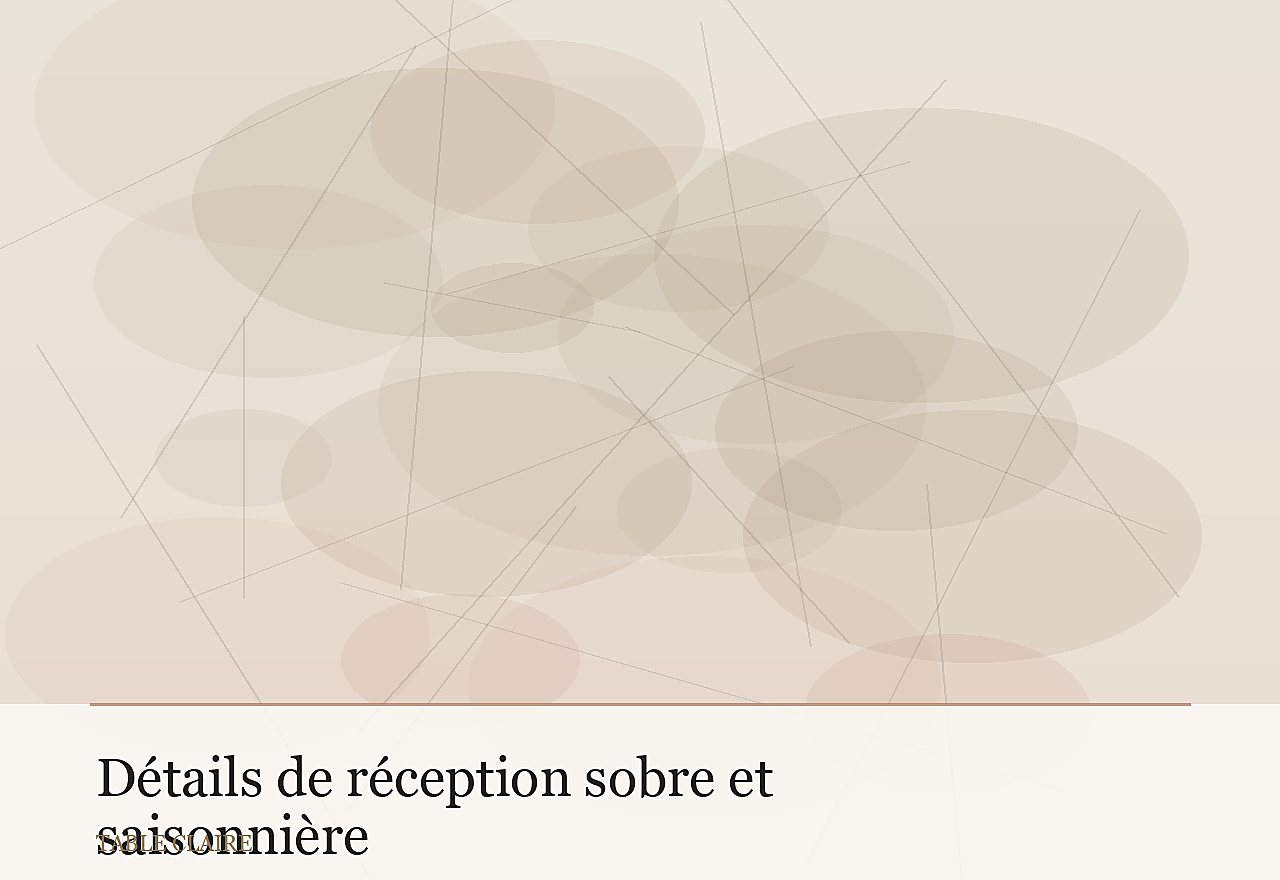 Tables de saison